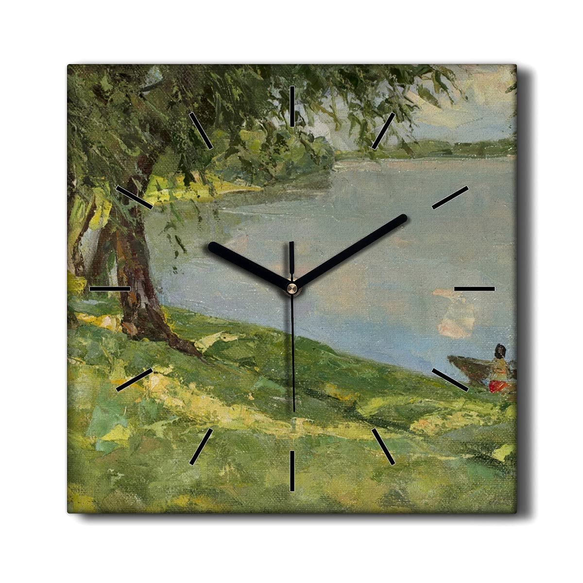 Horloge murale sans tic-tac silencieuse pour le salon de 30x30 cm