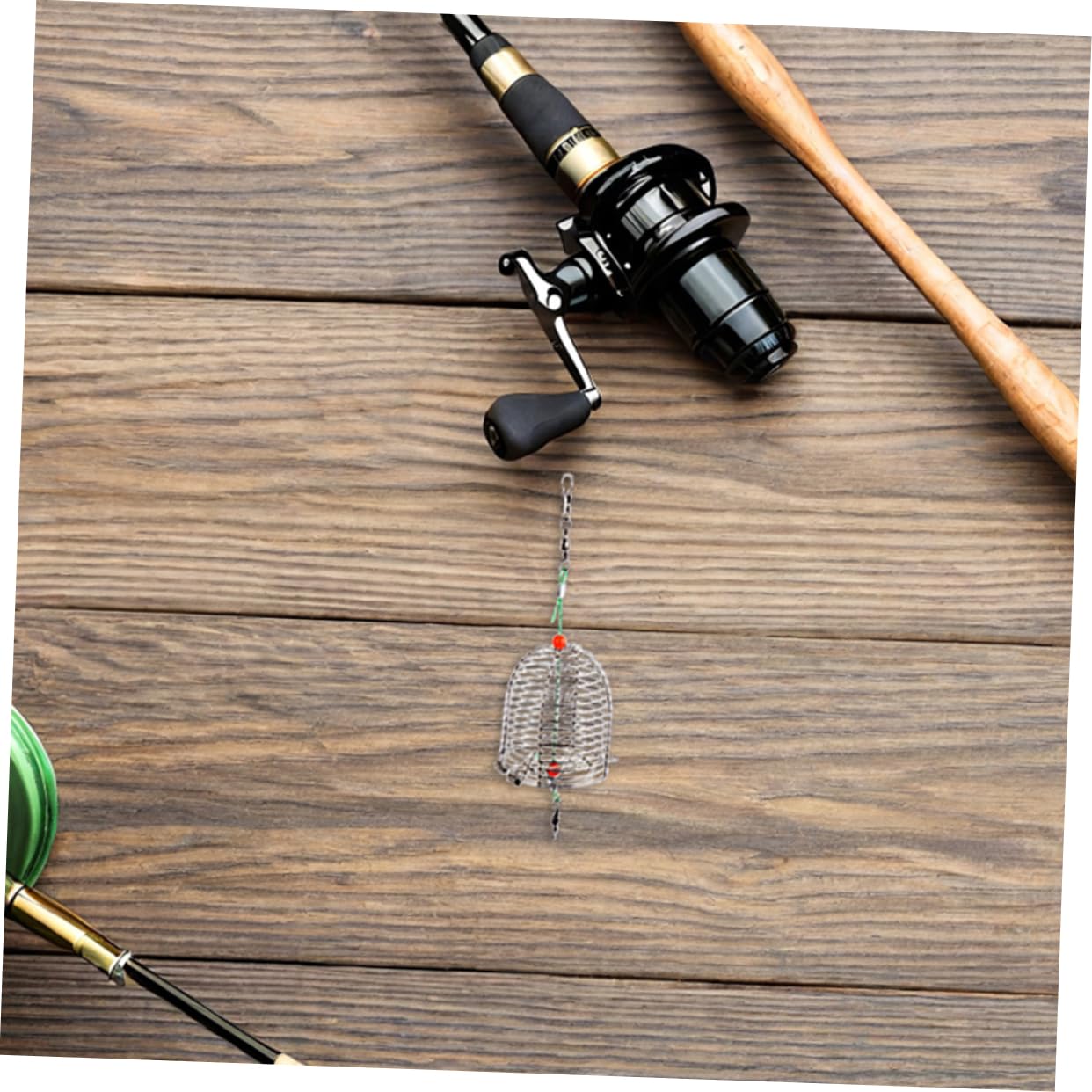 BESTonZON Cages à Appâts en Acier Inoxydable Grandes Tailles 15 Pièces, Distributeurs D'appâts Réutilisables, Kit de Pêche la Carpe pour Lacs et Rivières en Extérieur