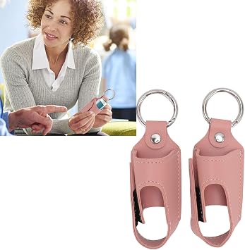 Inhaler Case Holder, 2PCS Asthma Inhaler Holder Portable Storage Protective PU Leather Asthma Inhaler Case Lightweight and Protective Shell for Daily Use, Travel and School