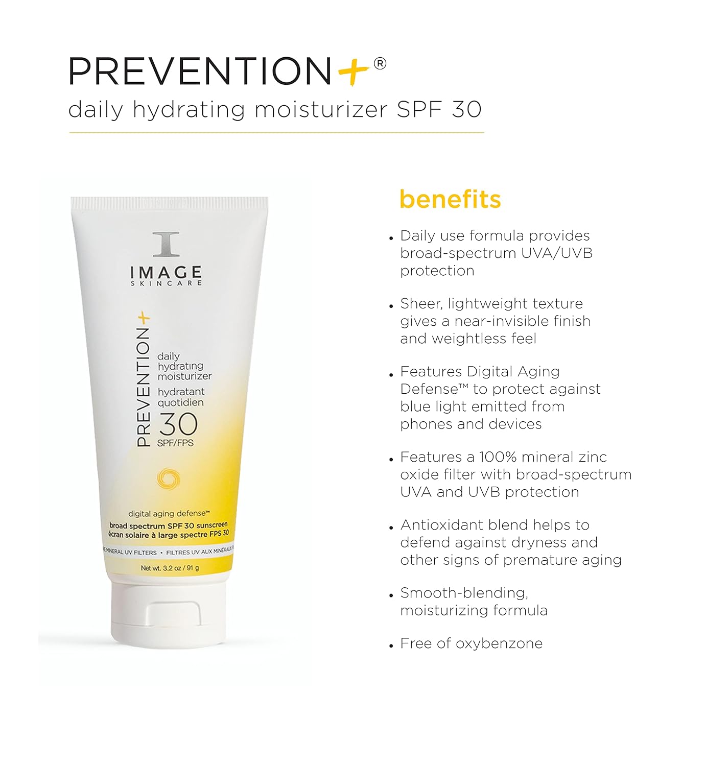 Buy IMAGE Skincare, Prevention+ Daily Hydrating Moisturizer SPF 30