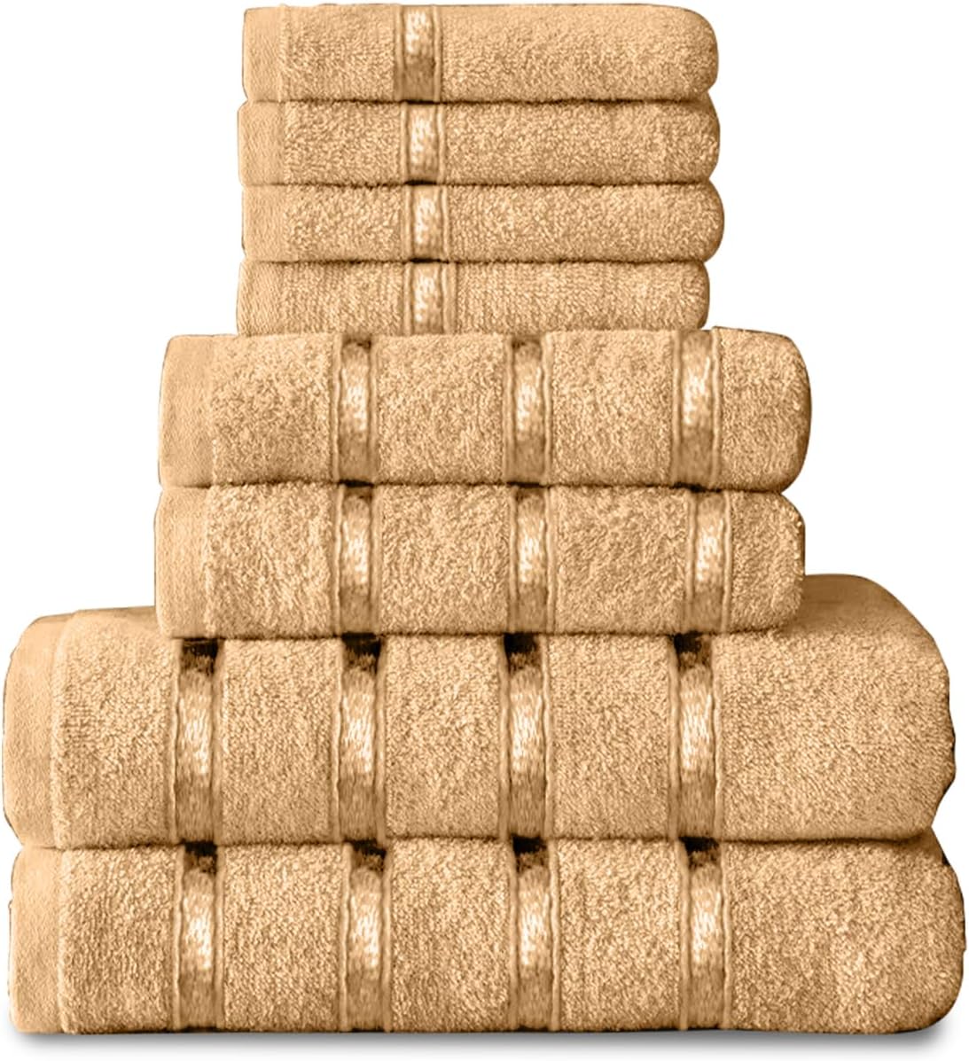 GC GAVENO CAVAILIA 8 Piece Towel Bale Set - Egyptian Cotton | Face ...
