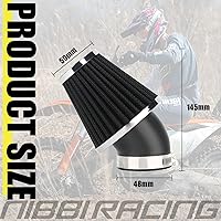 Vista 4 de NIBBI Kit de carburador PE22, carburador de 0.866 in con chorros de carbohidratos, apto para motocross de 110 cc, 125 cc, 130 cc, Apolo, TaoTao