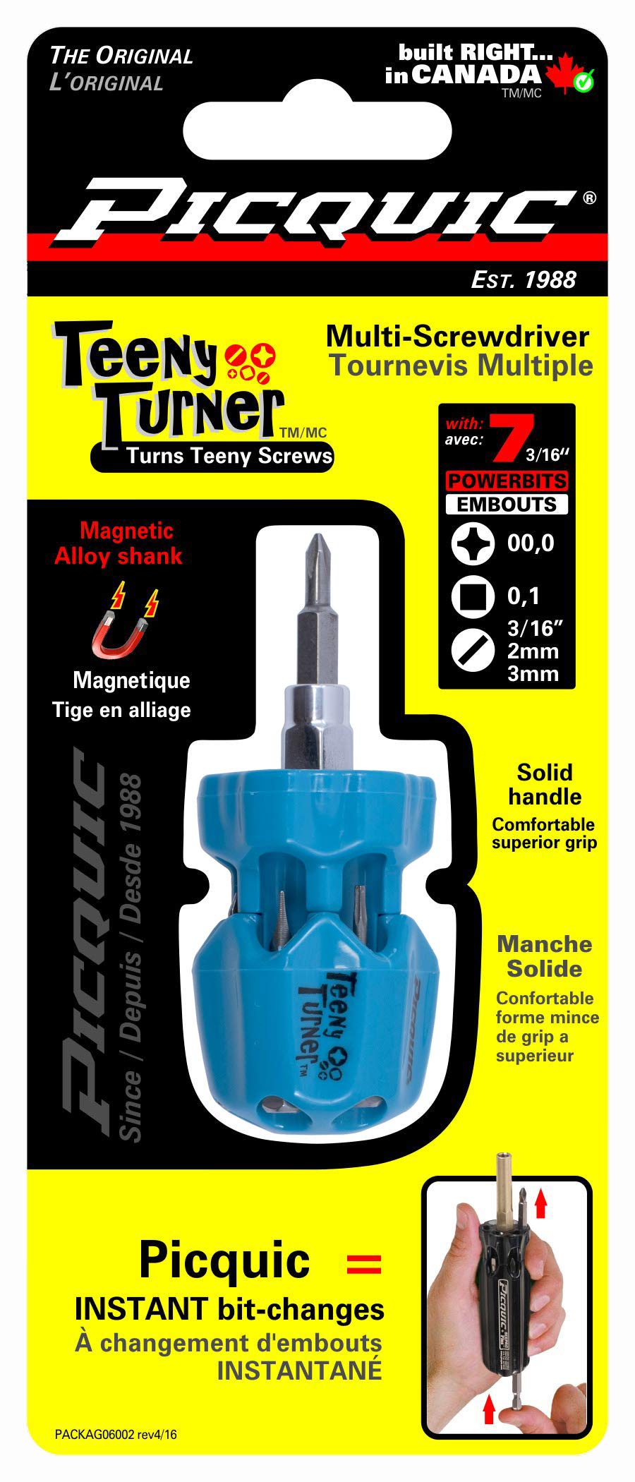 churu様 Picquic Super 8 Plus Multi-Bit Screwdriver with 1/4