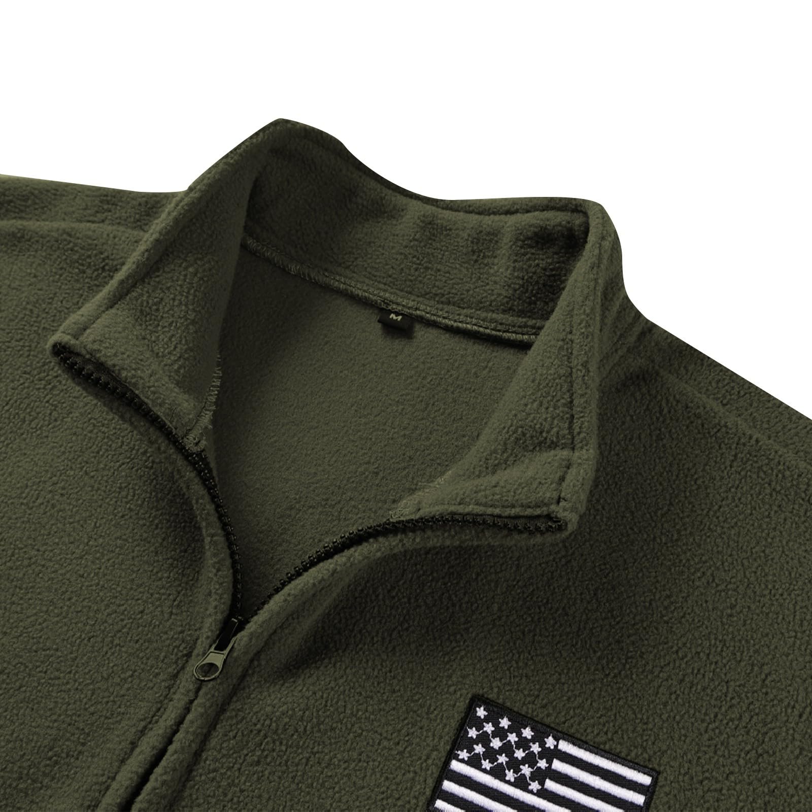 Sudaderas con Capucha Corta Sudadera Estampado De La Bandera UU. para Hombre, Estilo Patriótico Americano, Manga Larga Cremallera 1/4 Y Bolsillo En El Hombro. Abierta Hombre Mangas