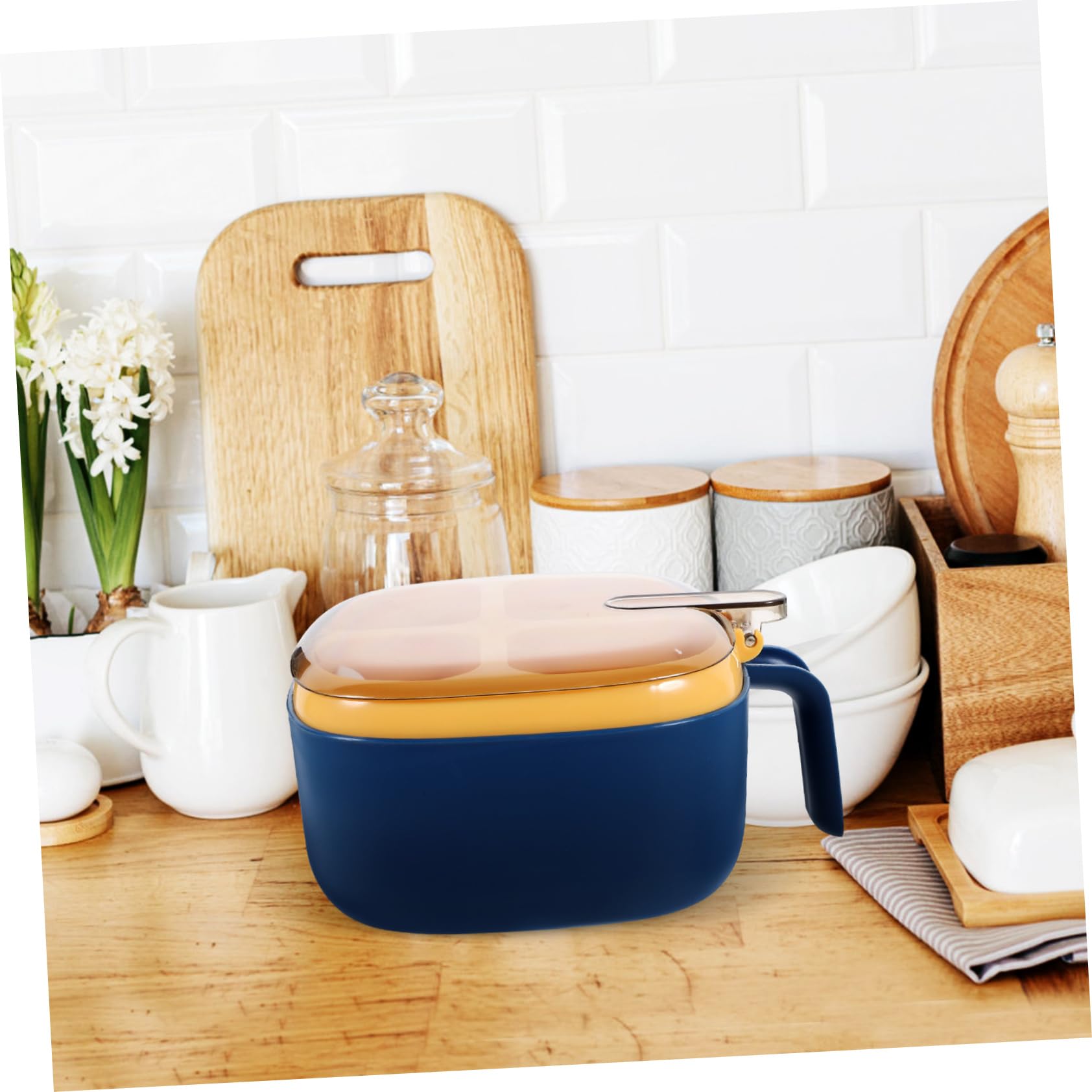 Cabilock Boîte De Rangement Efficace Pour Assaisonnements 5 Compartiments Pots À Épices Récipients Pour Condiments Délicats Cuisine