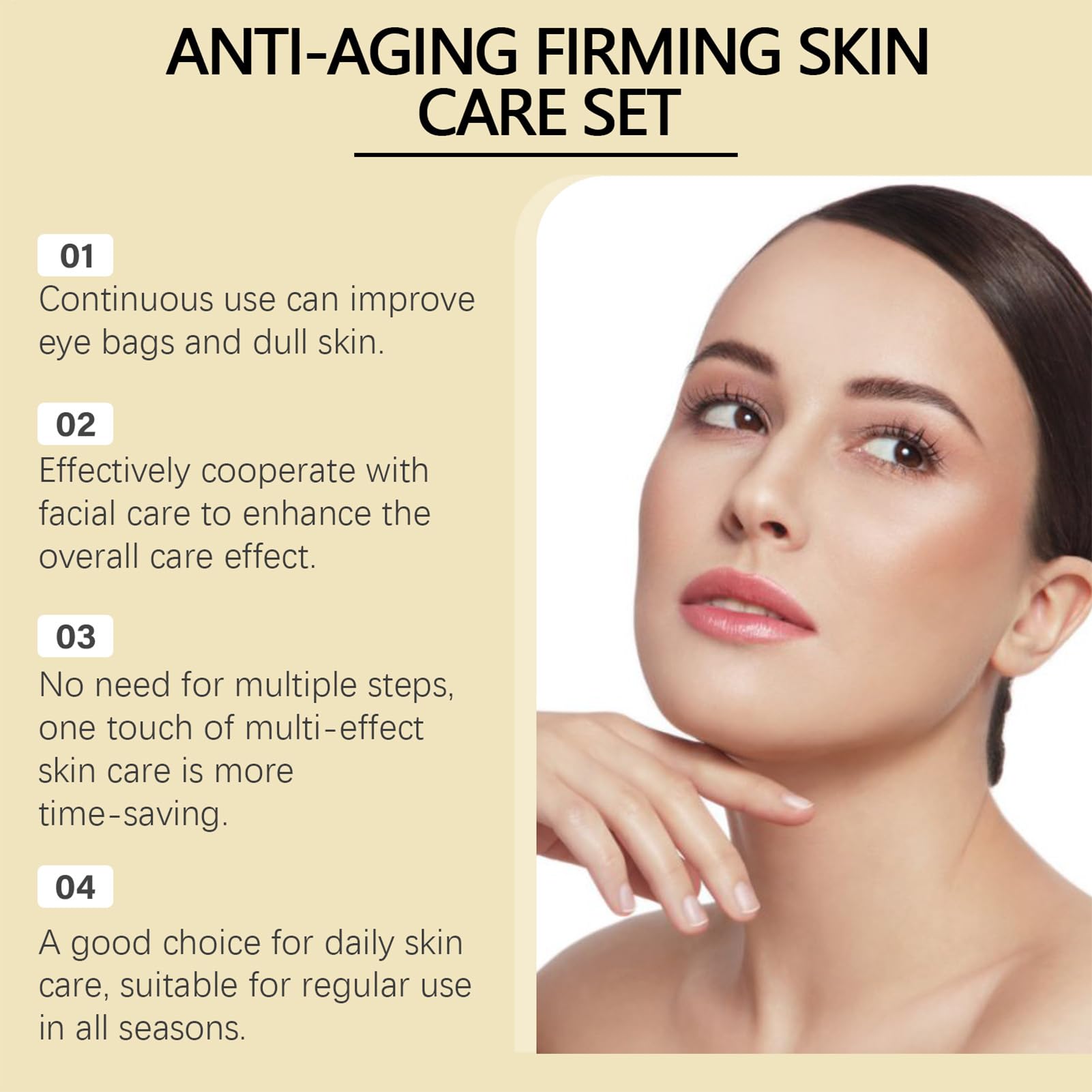 Crema Tensora Para El Cuello,Crema Eléctrica Antiarrugas para Contorno de Ojos - Loción Hidratante No Grasa Para Cuidado Facial y Post-Solar Uso Diurno y Nocturno