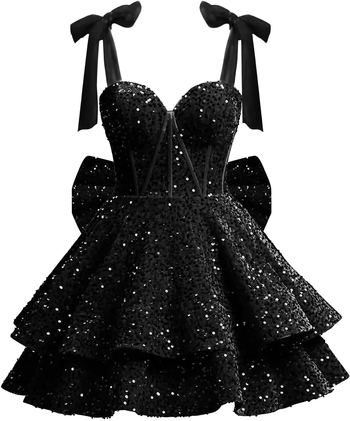 16th Birthday Sheath Blue Sequin Short Homecoming Dresses Mini Party Dress main image 1