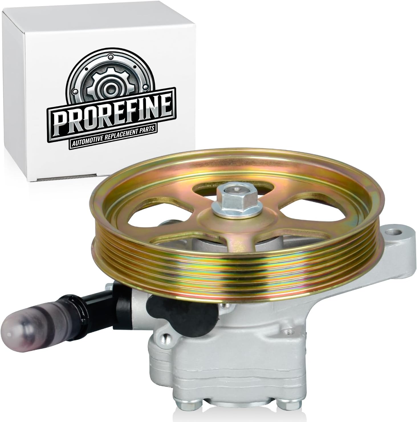 Upgraded Power Steering Pump with Pulley Compatible with 2005-2008 Honda Pilot 2005-2010 Odyssey 2007-2013 Acura MDX 2003-2006 Power Assist Pump Replace 21-5442 553-59154 56110-RGL-A03