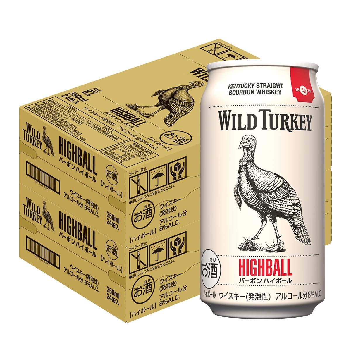Amazon.co.jp: Wild Turkey ワイルドターキー バーボンハイボール 8度