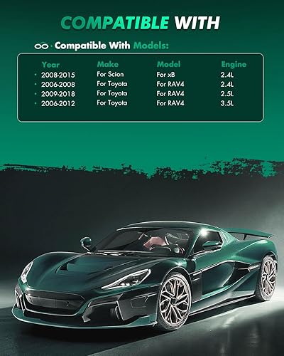 Miniatura 480 de Kits de frenos y rotores, rotores de freno SCITOO y 8 pastillas de cerámica para 08-12 para Chrysler Town & Country, 08-12 para Dodge Grand Caravan