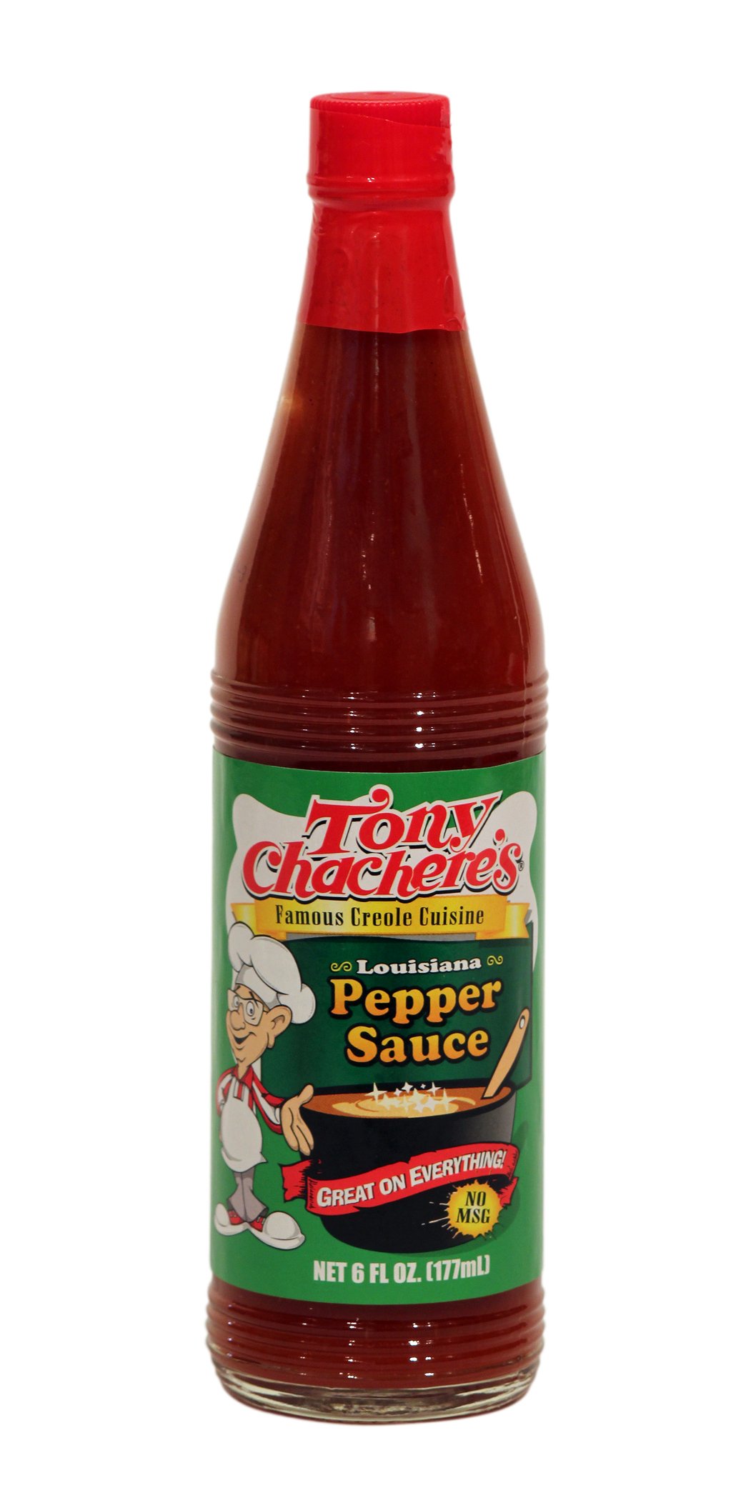 Tony Chachere Pepper Sauce, 6-Ounce Containers (Pack of 24)