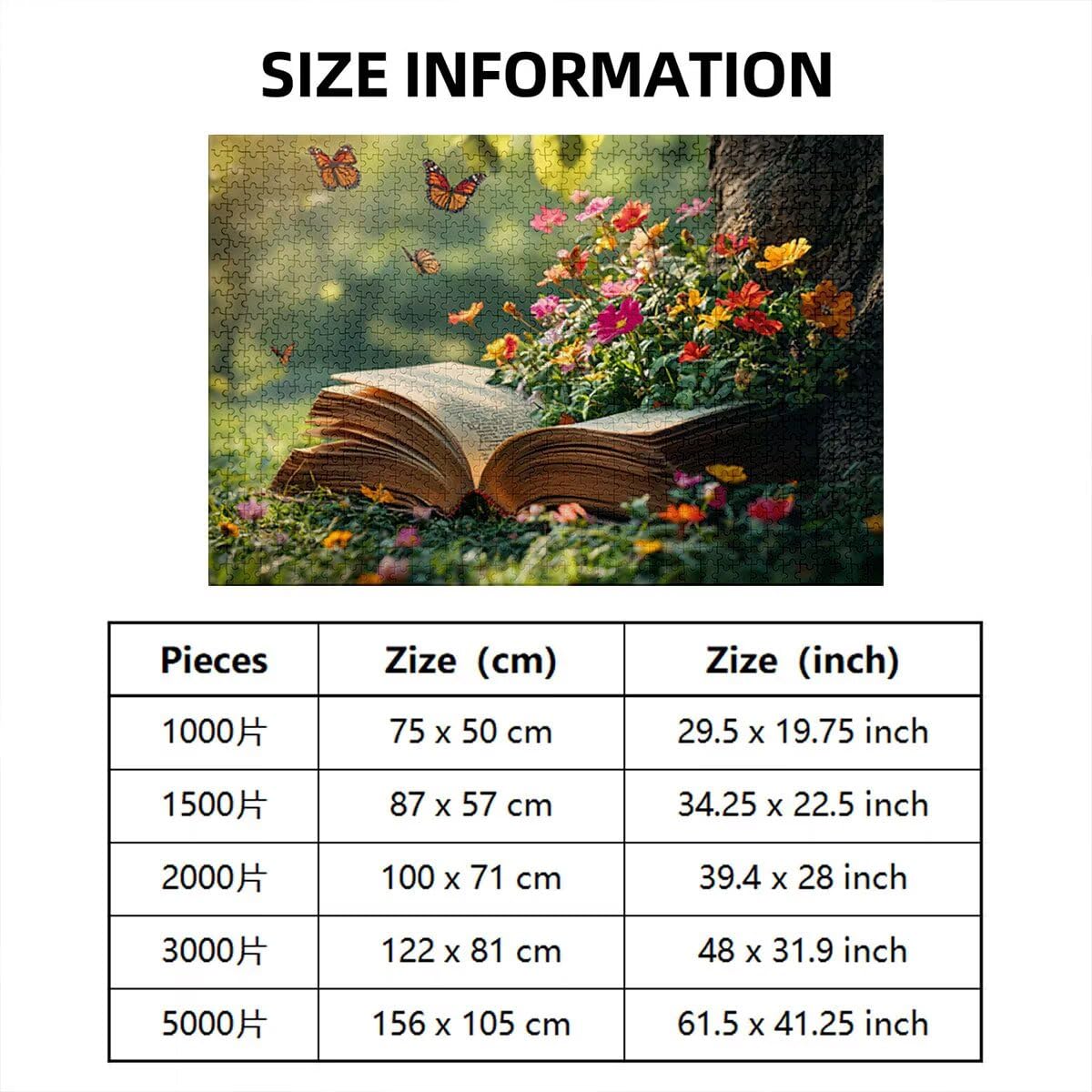 Puzzle 2000 elementów, magiczna książka puzzle dla dorosłych, gra edukacyjna z pudełkiem na prezent dla dorosłych, rodzinne gry edukacyjne, łamacz głowy na Boże Narodzenie dekoracje do domu, prezent