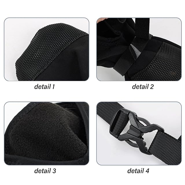 Foto 3 de 8 de YIGZYCN Zapato de recuperación de patas delanteras para perro, transpirable, suave, resistente al agua