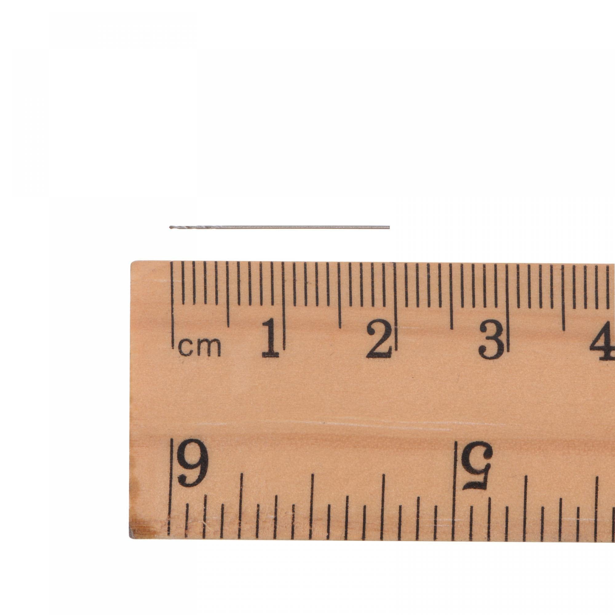 sourcing map 10 Stück 0,45 mm HSS (Schnellarbeitsstahl) W6542 Mikrobohrer, vollständig geschliffen, 20 mm Länge, Bohrer für Baustahl, Kupfer, Aluminium