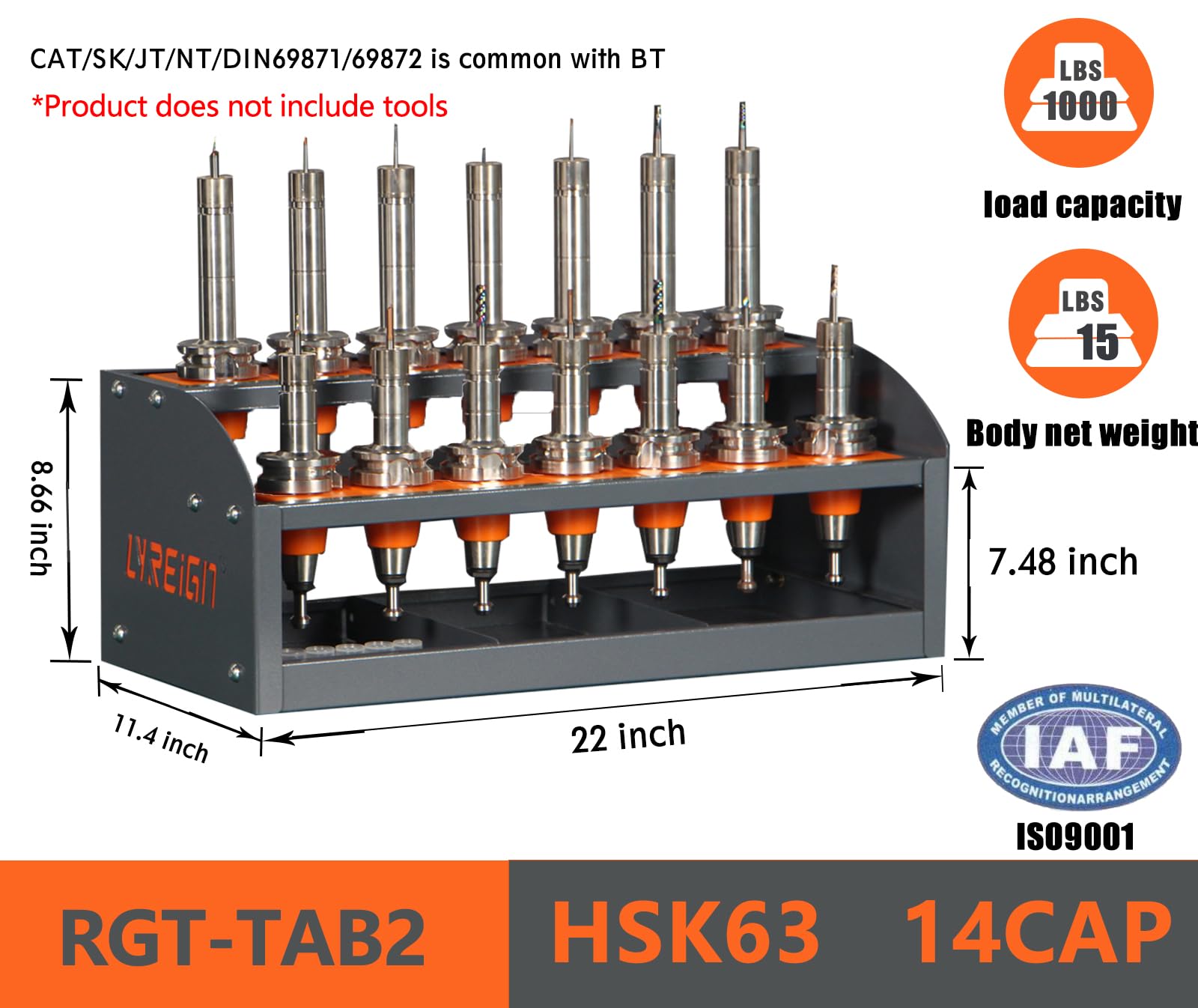HHBD&CRDPリキッド HSK 63 Carrinho de ferramentas CNC, suporte de ferramentas CNC na