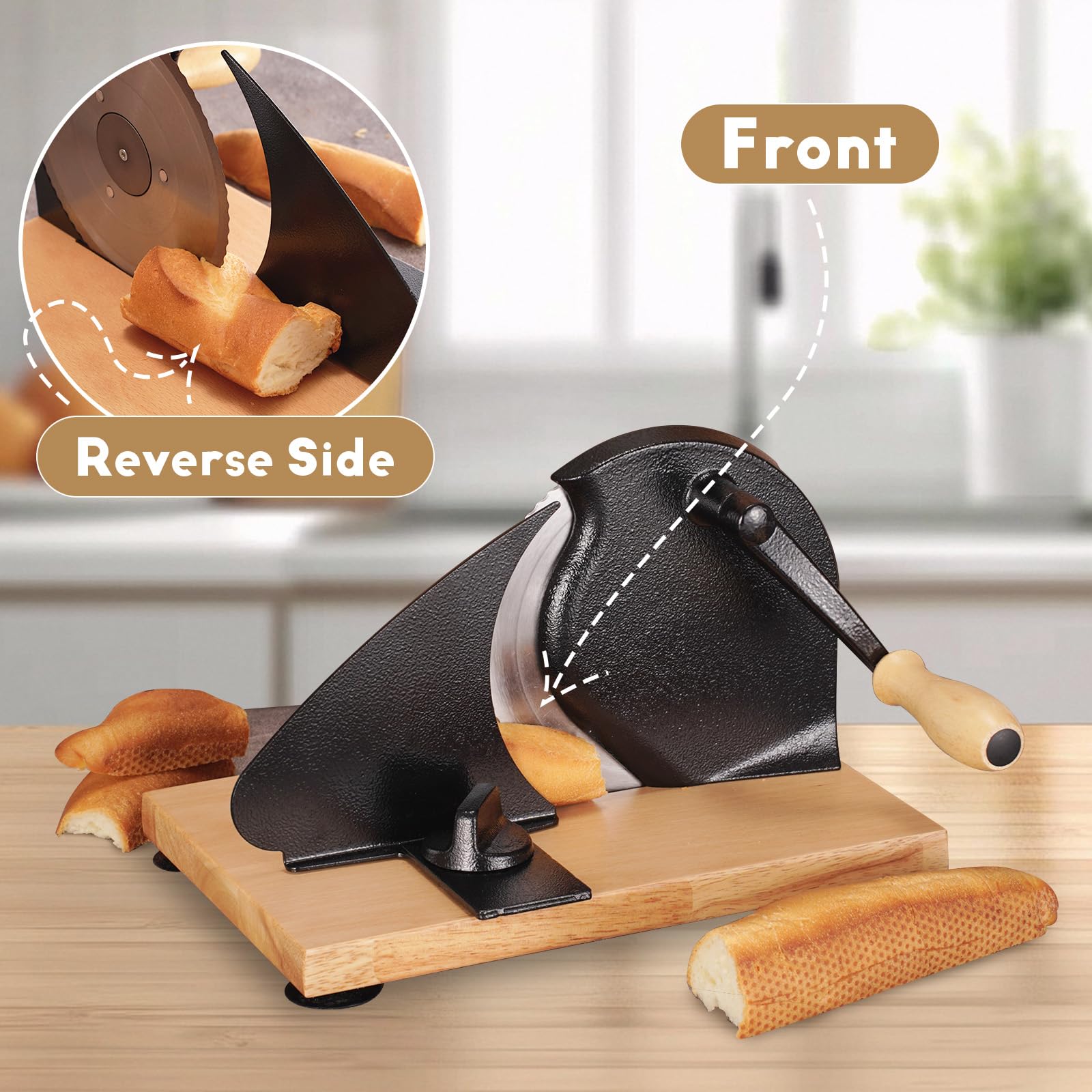 Manual Bread Slicer - Even Slices! -6