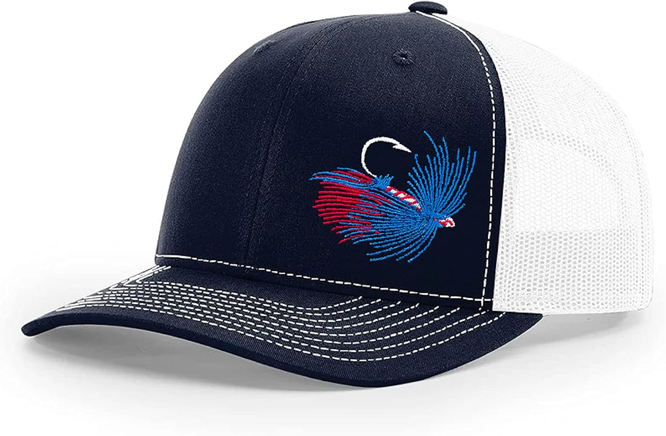 Jig Fishing Lure Hook Outdoorsman Embroidered Richardson