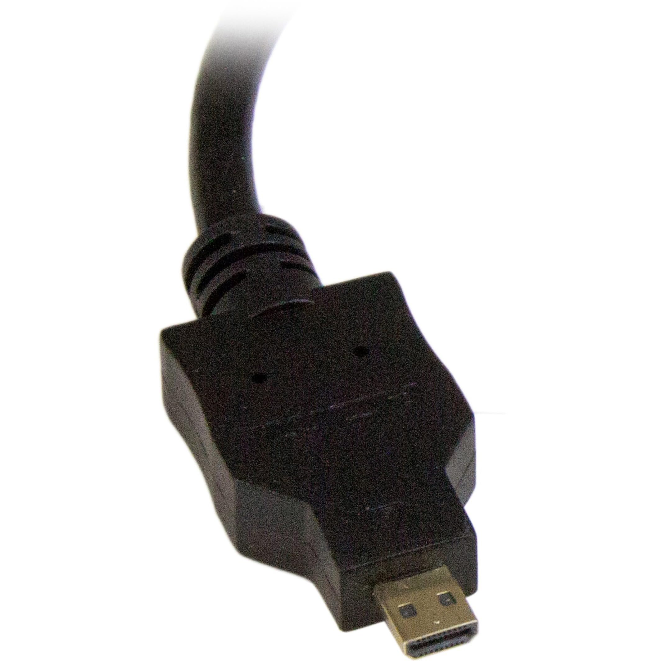 Câble Micro HDMI Vers DVI 1m - Pour Connecter Smartphone, GoPro, Appareil Photo à écran DVI - Full HD 1080p