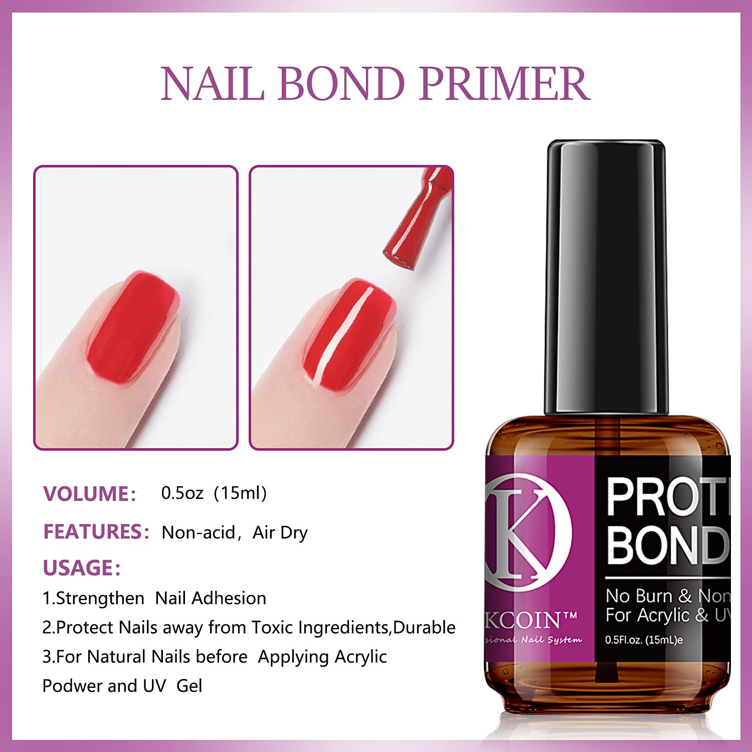 Buy Okcoin Nail Primer Professional Nail Dehydrator And Primer Acid Free Nail Prep Dehydrator No Burn Nail Protein Bond Superior Bonding Primer For Acrylic Nails And Gel Nail Polish 0 5oz Online Buy Okcoin Nail Primer Professional Nail Dehydrator And Primer Acid Free Nail Prep Dehydrator No Burn Nail Protein Bond Superior Bonding Primer For Acrylic Nails And Gel Nail Polish 0 5oz Online