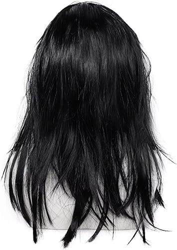 Miniatura 5 de Máscara de mujer que llora de terror con pelucas, fantasma, demonio espeluznante, espeluznante, máscara de cabeza completa, máscara de látex de