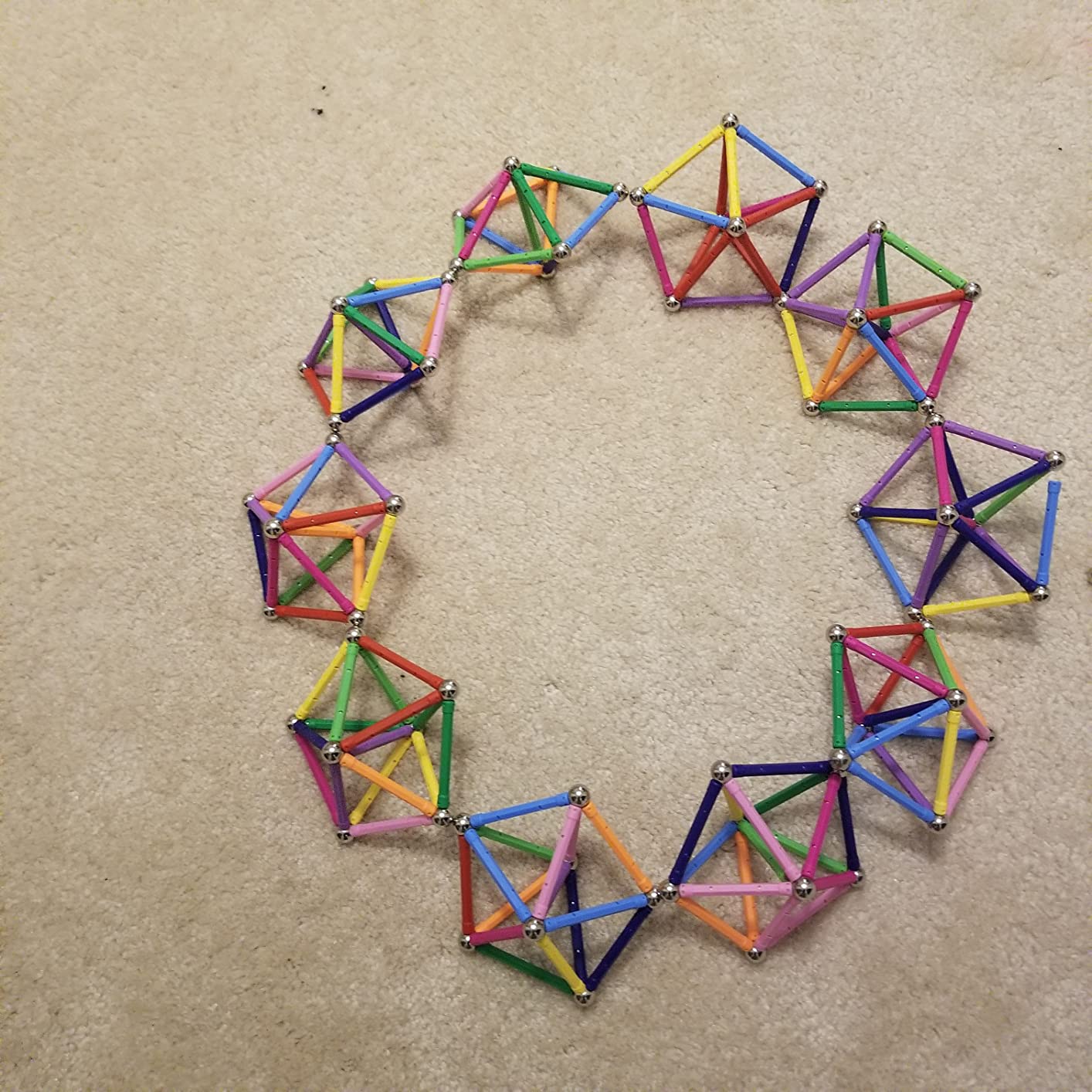 4/mo Finance Veatree 160Pcs Upgraded 2.28'' Building Sticks