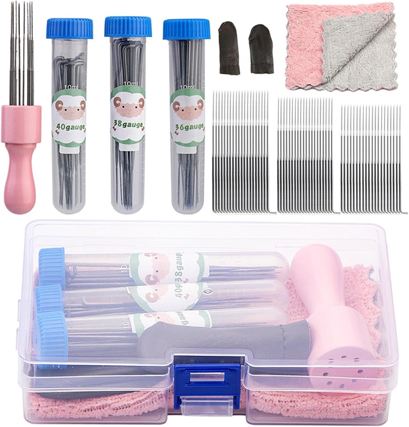 Wool Felting Kit Needle Felting Wool Tools Kit Doll Making Set