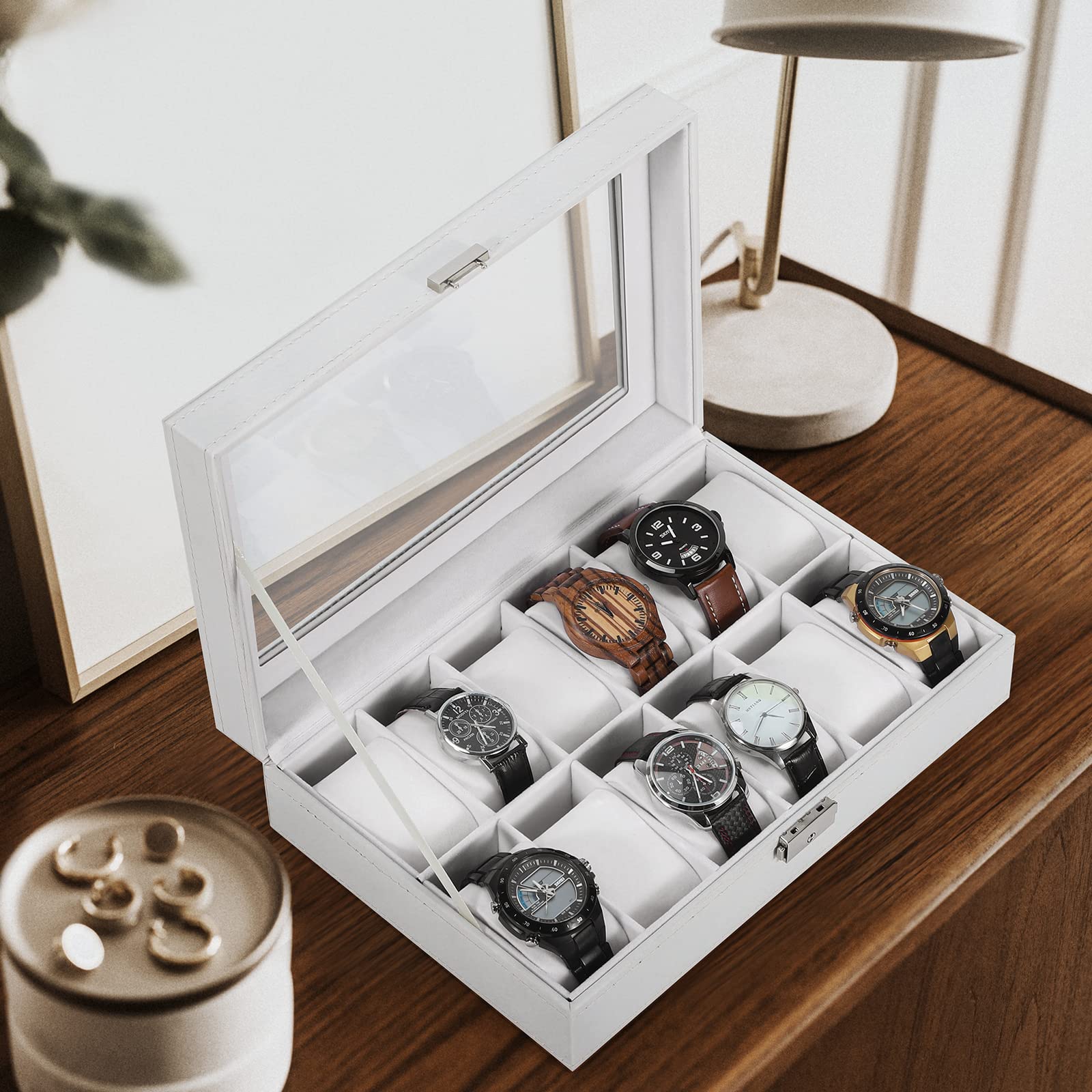 時計ケース 12仕切り Amazon.co.jp: 時計収納ケース 時計ケース 12本用 ウォッチボックス