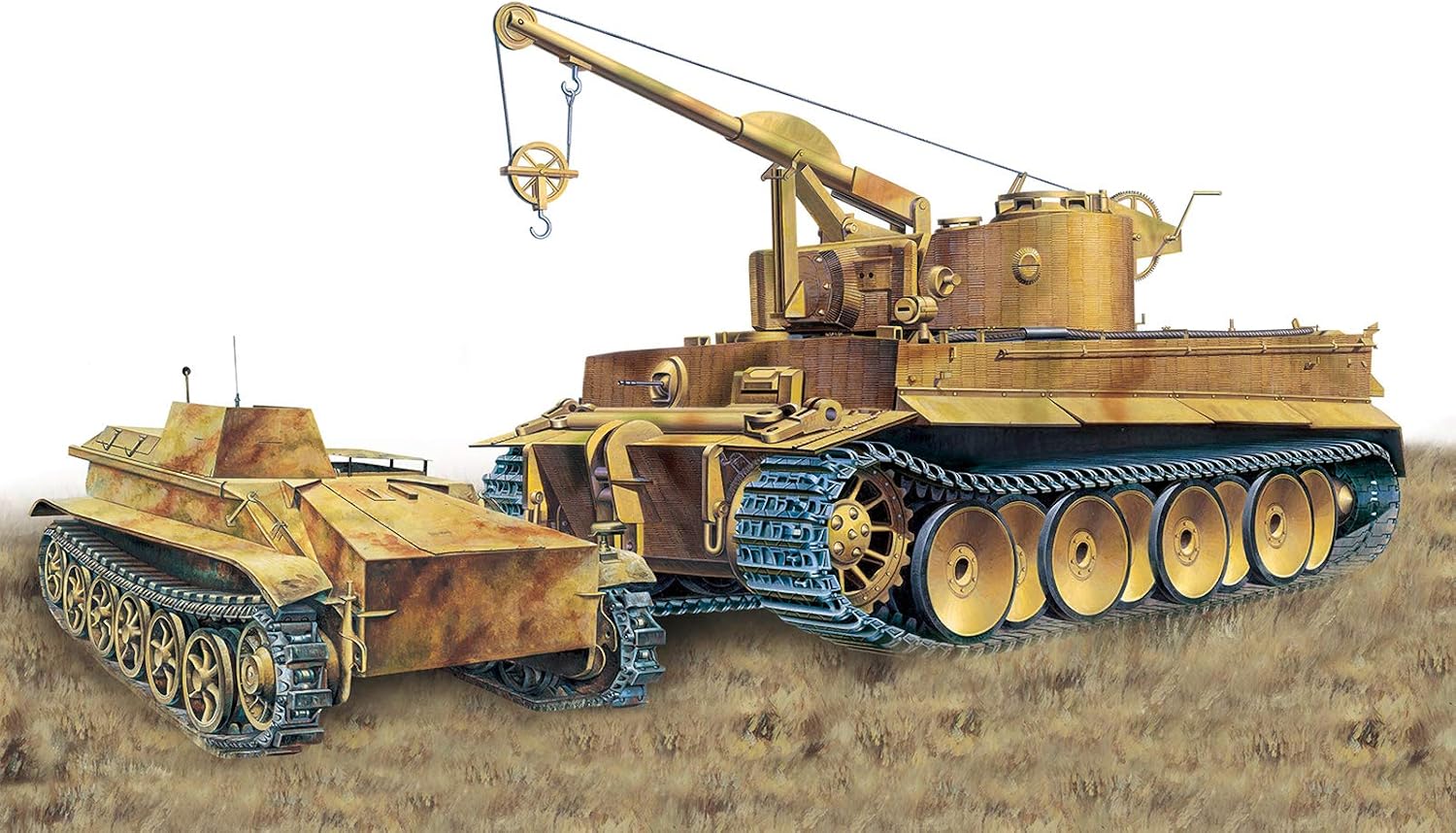 Dragon Models 1/35 Berge Panzer Tiger Kits
