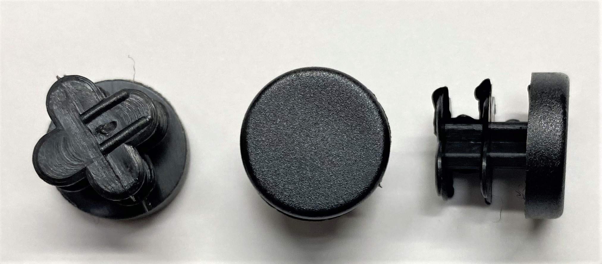 Dexierp Black Protection Force 5/8" 16Mm (Pack Of 10) Round Od Tubing Plastic Insert Plug, Tubing Post End Cap, Chair Glide