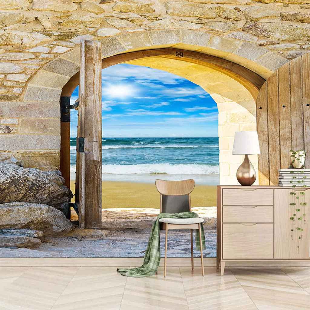Tableaux Muraux 3D Mer Rénover Un Bureau Avec Un Décor Nature