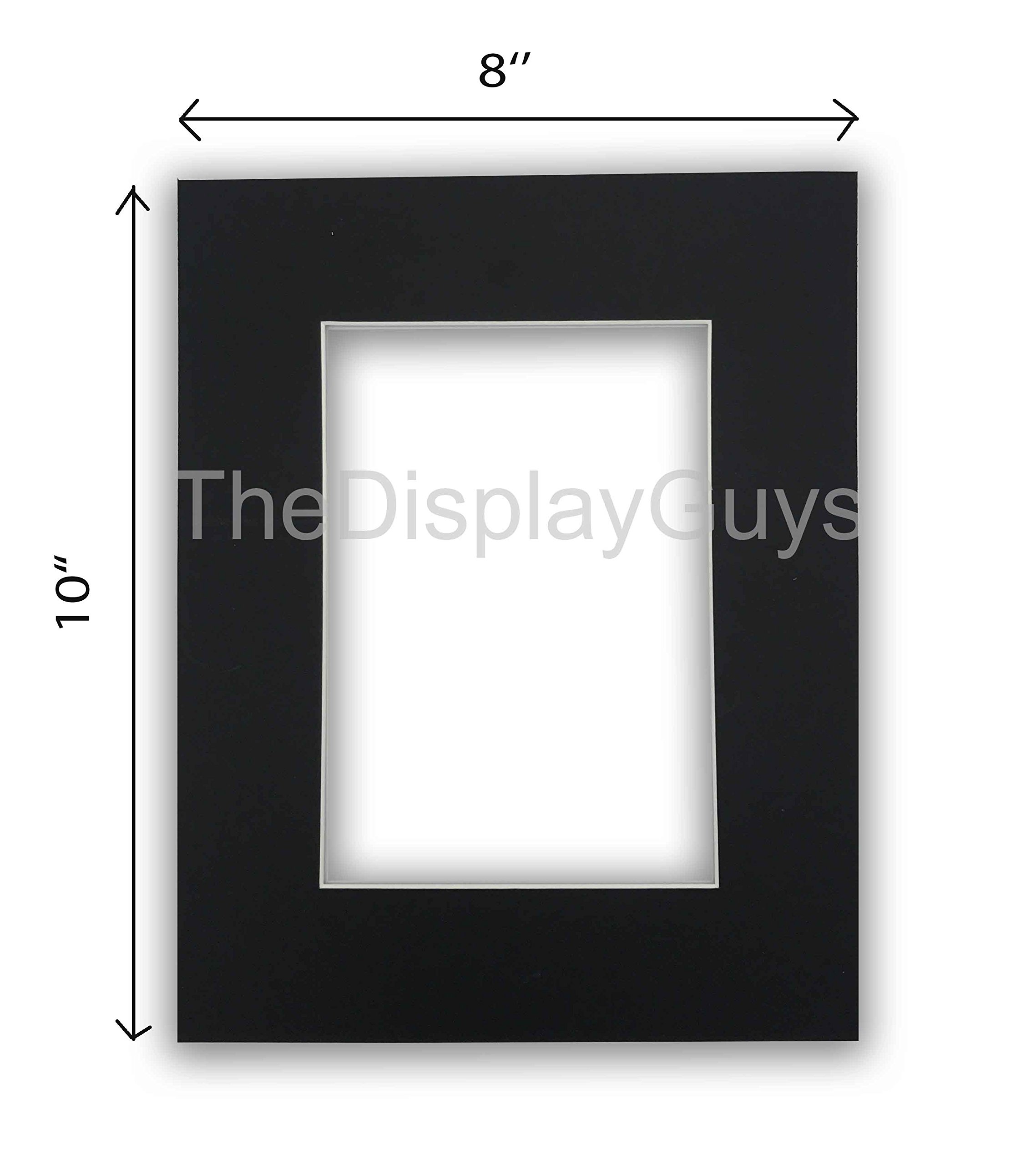 Buy TheDisplayGuys 10Pack preCut Free Mat Boards 8x10 matted to 5x7