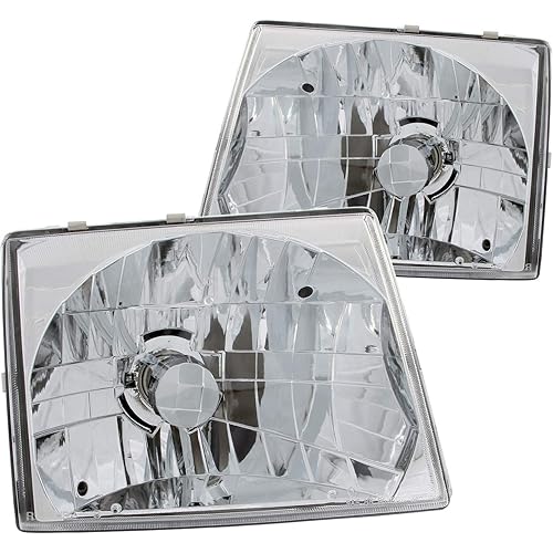 Anzo USA 121132 Toyota Tacoma Crystal Chrome Headlight Assembly - (Sold in Pairs)