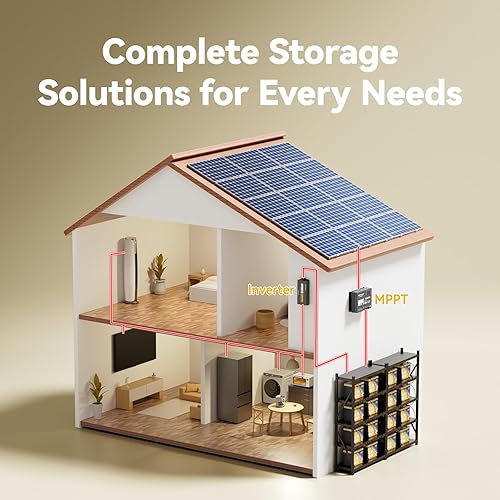 Miniatura 8 de Power Queen Batería LiFePO4 BCI Group 24 de 12 V 100 Ah, batería de litio de ciclo profundo con BMS de 100 A, 1280 Wh, hasta 15000 ciclos y 10 años