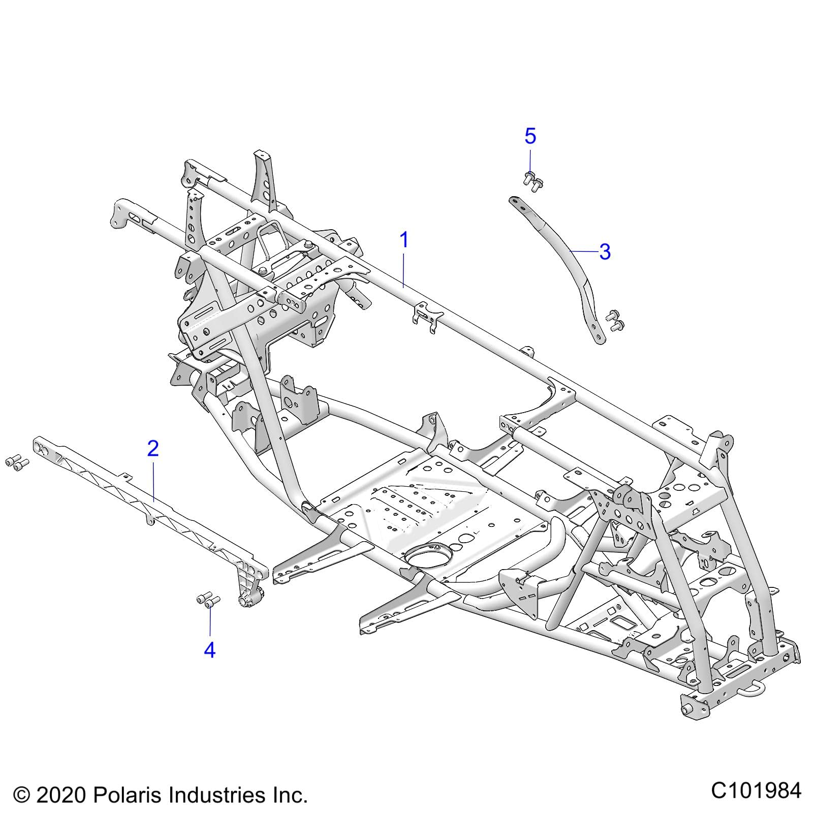 アクセサリー I.S Amazon.com: Polaris ATV Frame Support, Upper, Right