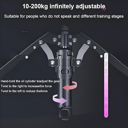 Miniatura 2 de Mymus Coreflex Twister Pro, todo en uno ajustable hidráulico de potencia hidráulica, expansor de pecho y fortalecedor de antebrazo, equipo de