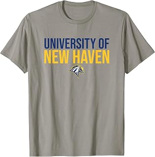 University of New Haven UNH Chargers Stacked T-Shirt