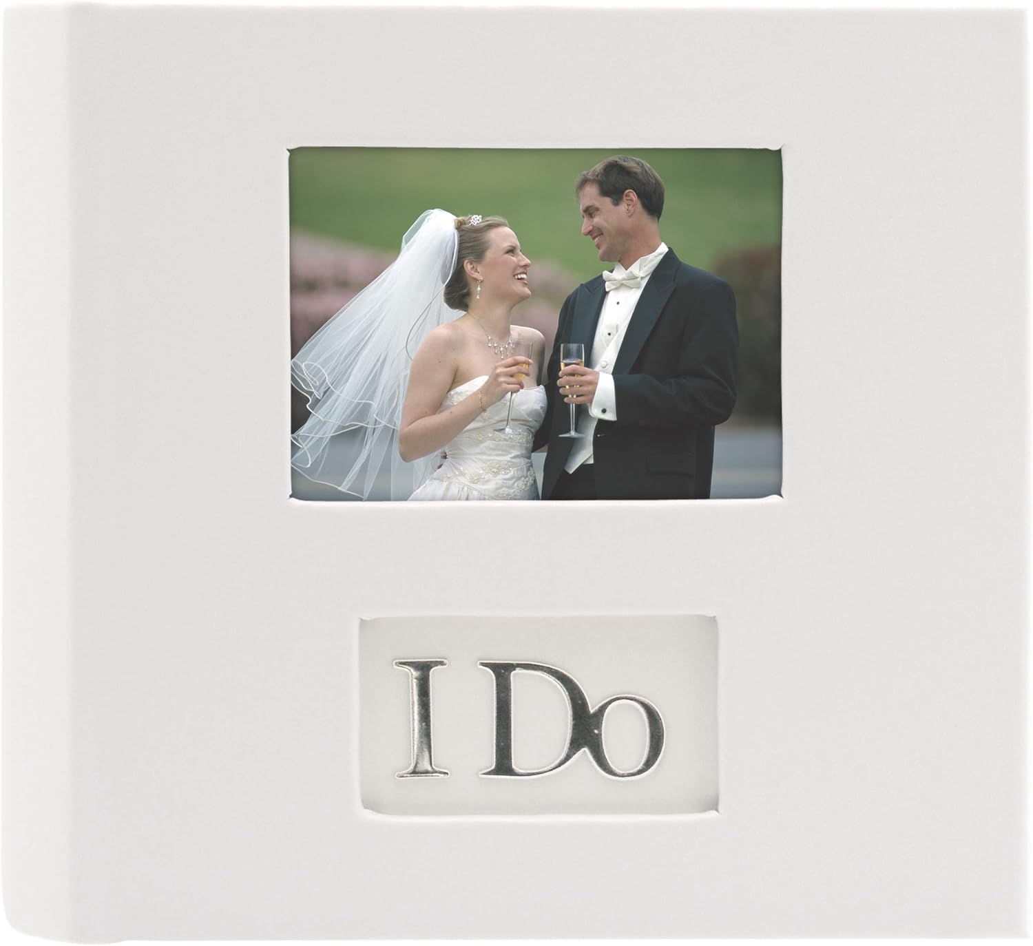 Malden International Designs I Do With Photo Opening Cover & Memo Space Photo Album, 1-Up, 100-4x6, White - Image 2