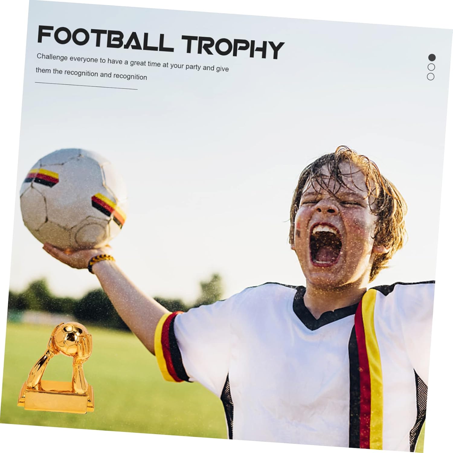 Resin Soccer Trophy Goalie Gloves for Adults Decorative Award for Fans