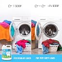 Amazon Brand – Presto! Plant Powered Laundry Liquid, 5L | Eco-Friendly, Skin-Safe & Effective Cleaning | Gentle on Fabrics | Made in India gallery image