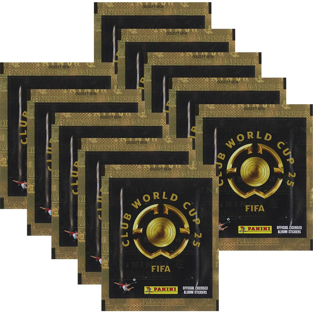 Pacchetto con FIFA Club World Cup 2025 – Adesivi da collezione – 20 sacchetti + custodie esclusive Collect-it