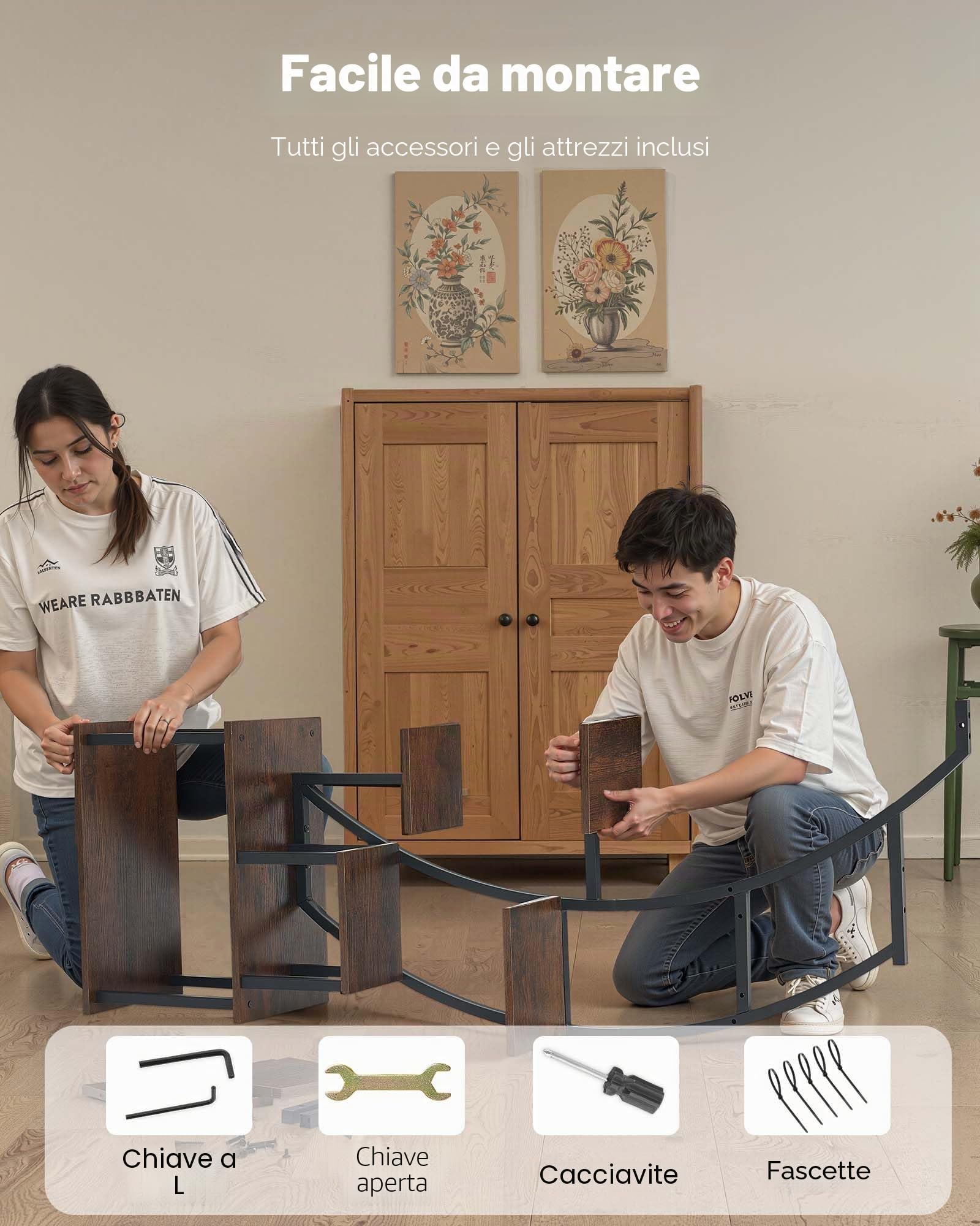 VEVOR Scaffale per Piante Moderno con Luci di Crescita, Scaffale Illuminato per Piante a 9 Livelli Alto 1600 mm, Supporto Angolato in Metallo, 3 Timer e 10 Livelli di Luminosità, Espositore per Fiori