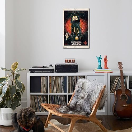 Miniatura 4 de Trends International Netflix Stranger Things Season 4 - Póster de pared del reloj, 22.37 x 34.00 pulgadas, lienzo estirado