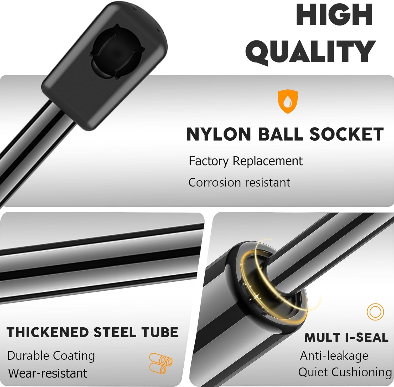 Rear Hatch Liftgate Lift Supports Shocks Struts for 99-04 Cadillac Escalade, 00-04 Chevy Suburban, 95-04 Chevy Tahoe, 99-04 GMC Yukon 4557