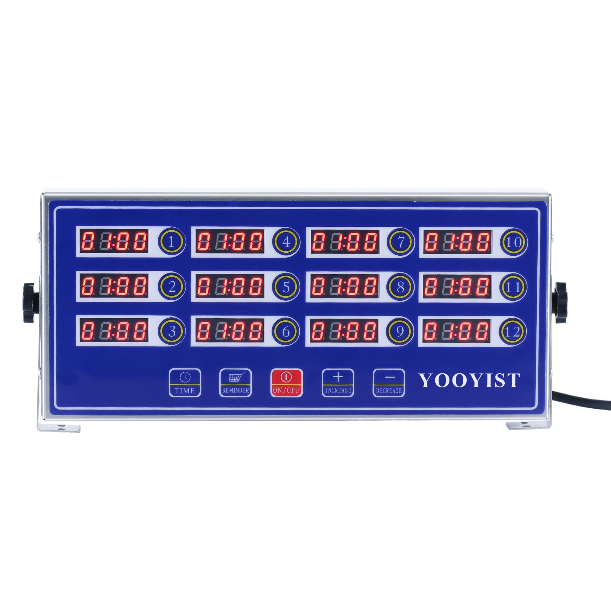 Temporizador Digital de Cocina de 8 Canales Comercial YOOYIST para Cocinar