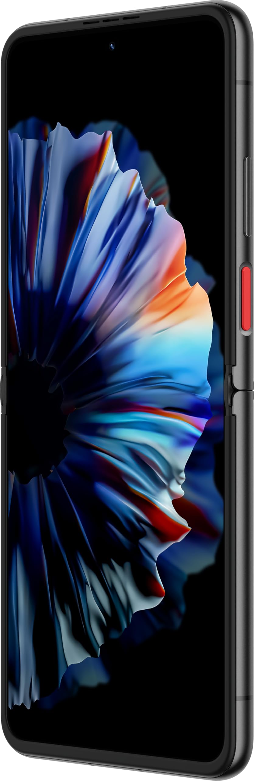 ZTE Nubia Flip 2 5G, Smartphone Plegable con IA, 8GB+256 GB, Pantalla FHD+ AMOLED 6,9" 120Hz, Cámara 50MP, Batería 4325mAh, Carga Rápida 33W, Android 14, Incluye Funda, Negro