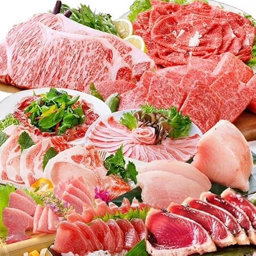 定期便(6回)A5等級黒毛和牛・黒豚・かつお・まぐろ