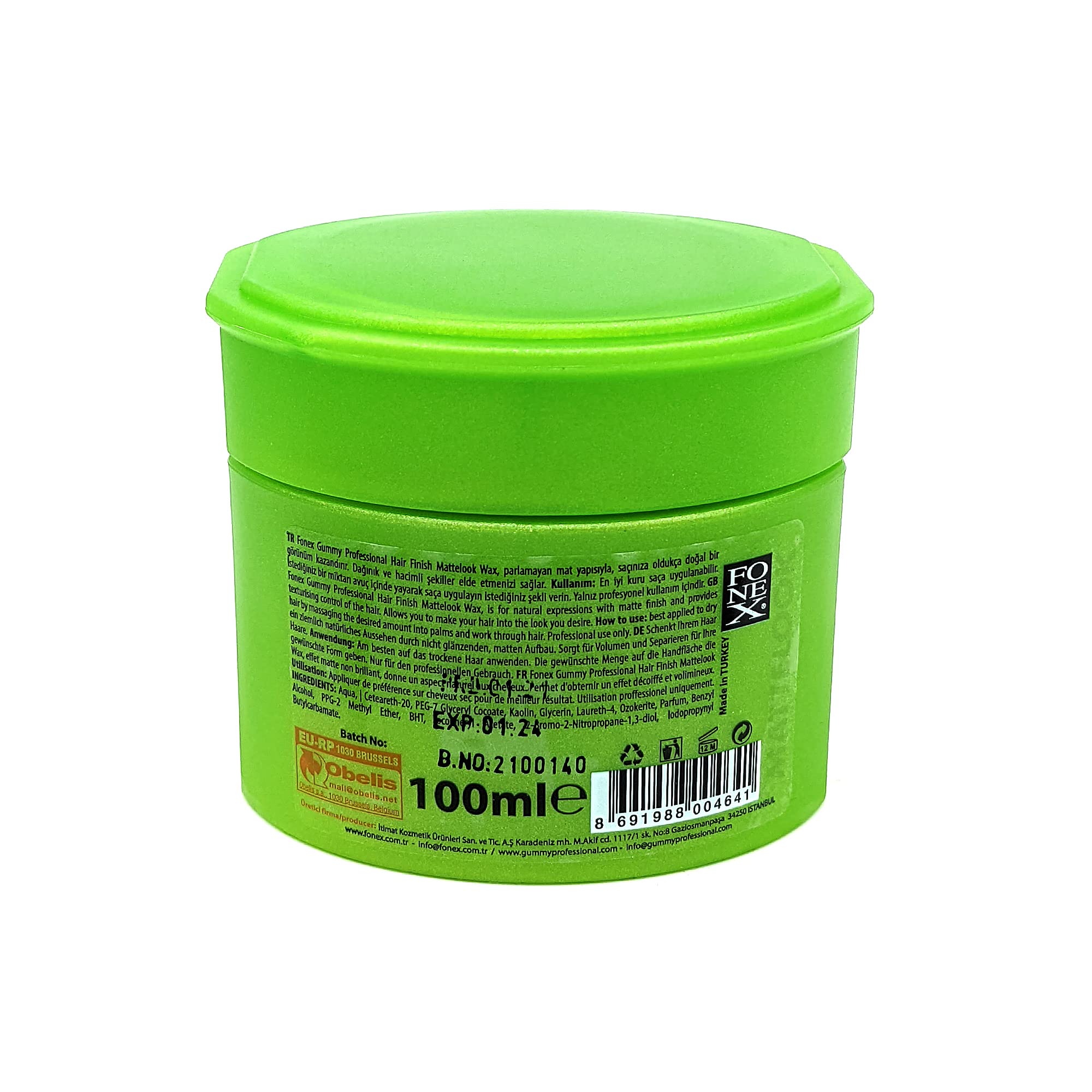 Fonex Gummy Professional Cera capilar matte look - 100 ml