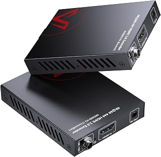 AV Access 4K HDMI Extender Over Cat5e/6/6a/7 4K@60Hz up to 115ft, 1080P up to 164ft, HDR10+, HDMI 2.0 YUV4:4:4, HDCP 2.2, 18Gbps, Plug & Play, IR Return & PoE, Smart EDID Balun (4KEX60-H2)