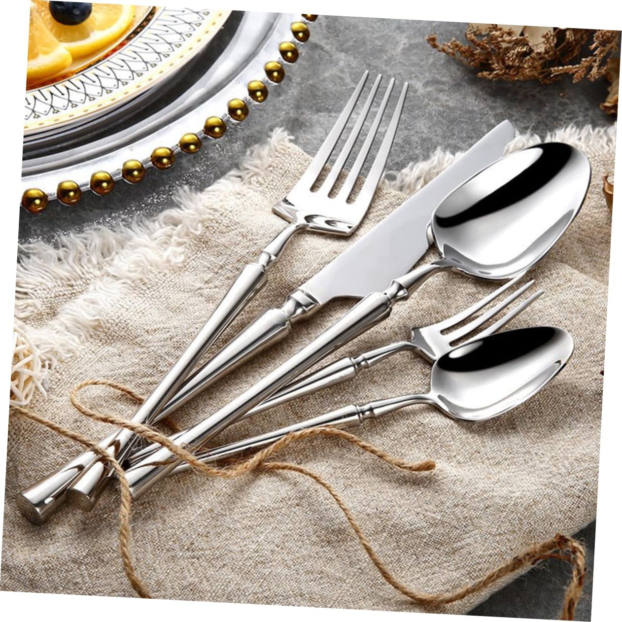3pièces Fourchette Acier à Petit Poignet Ustensile De Table Pour Dîner Fruits Et Gâteaux Design Ergonomique Et Facile à Nettoyer