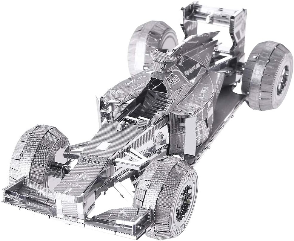 Piececool Puzzle 3D en Metal pour Adulte Voiture de Course DIY Kits